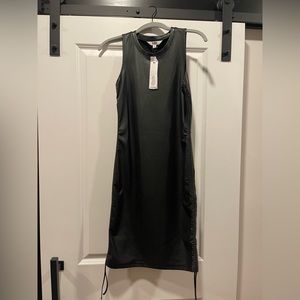 BB Dakota Faux Leather Dress NWT